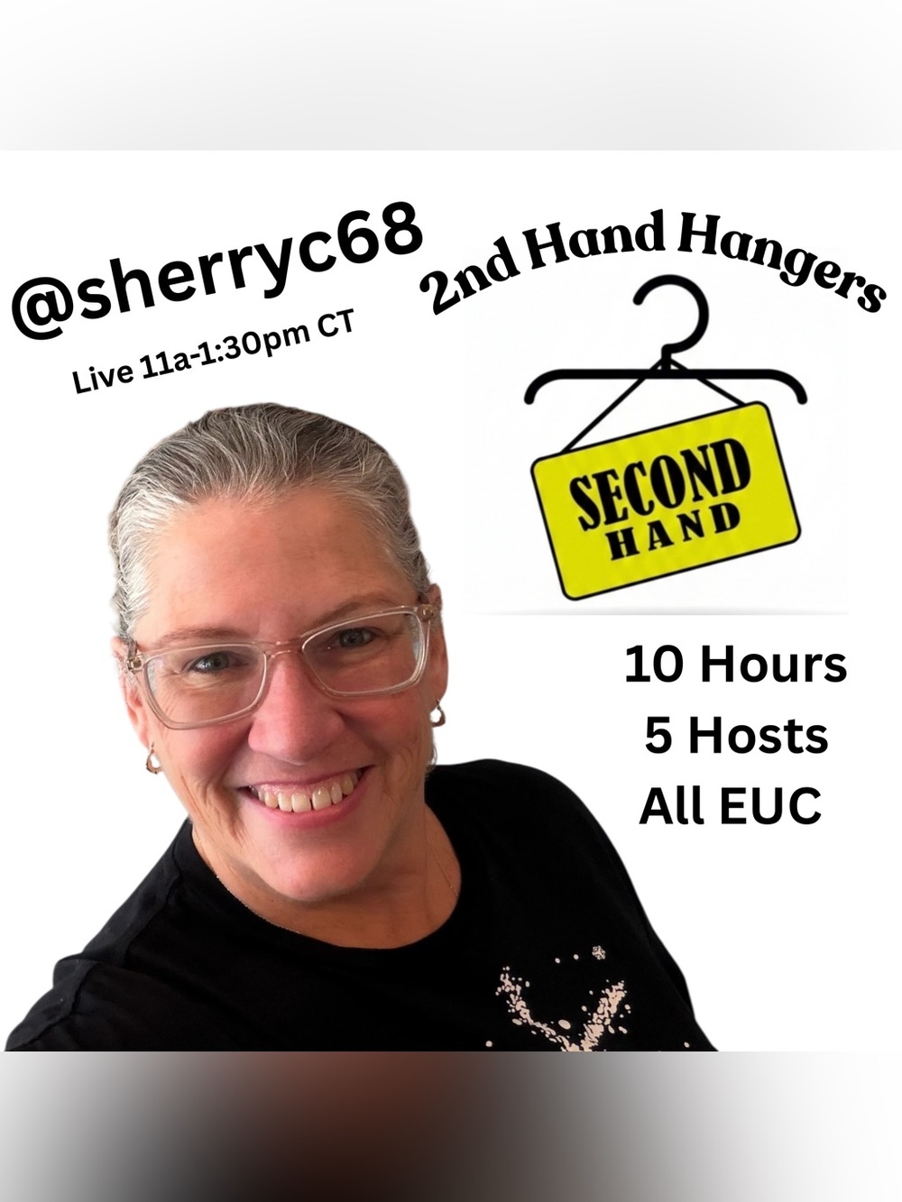 8/3 2ND HAND HANGERS EUC SHARE SHOW TRAIN 5 HOSTS 10 HOURS ❤️SHERRYC68 IS LIVE
